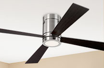 Flush Mount Ceiling Fan with Remote
