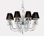 Large Chrome Chandeliers