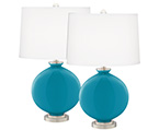 Blue Carrie Table Lamp Sets