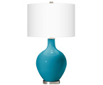 Blue Ovo Table Lamps
