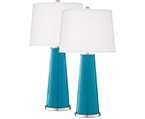 Blue Leo Table Lamp Sets