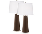 Brown Leo Table Lamp Sets
