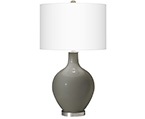 Gray Ovo Table Lamps