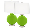 Green Carrie Table Lamp Sets