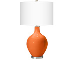 Orange Ovo Table Lamps