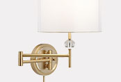 Brass Plug In Wall Lamps