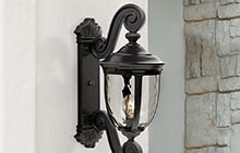 Traditional Black Outdoor Wall Lights